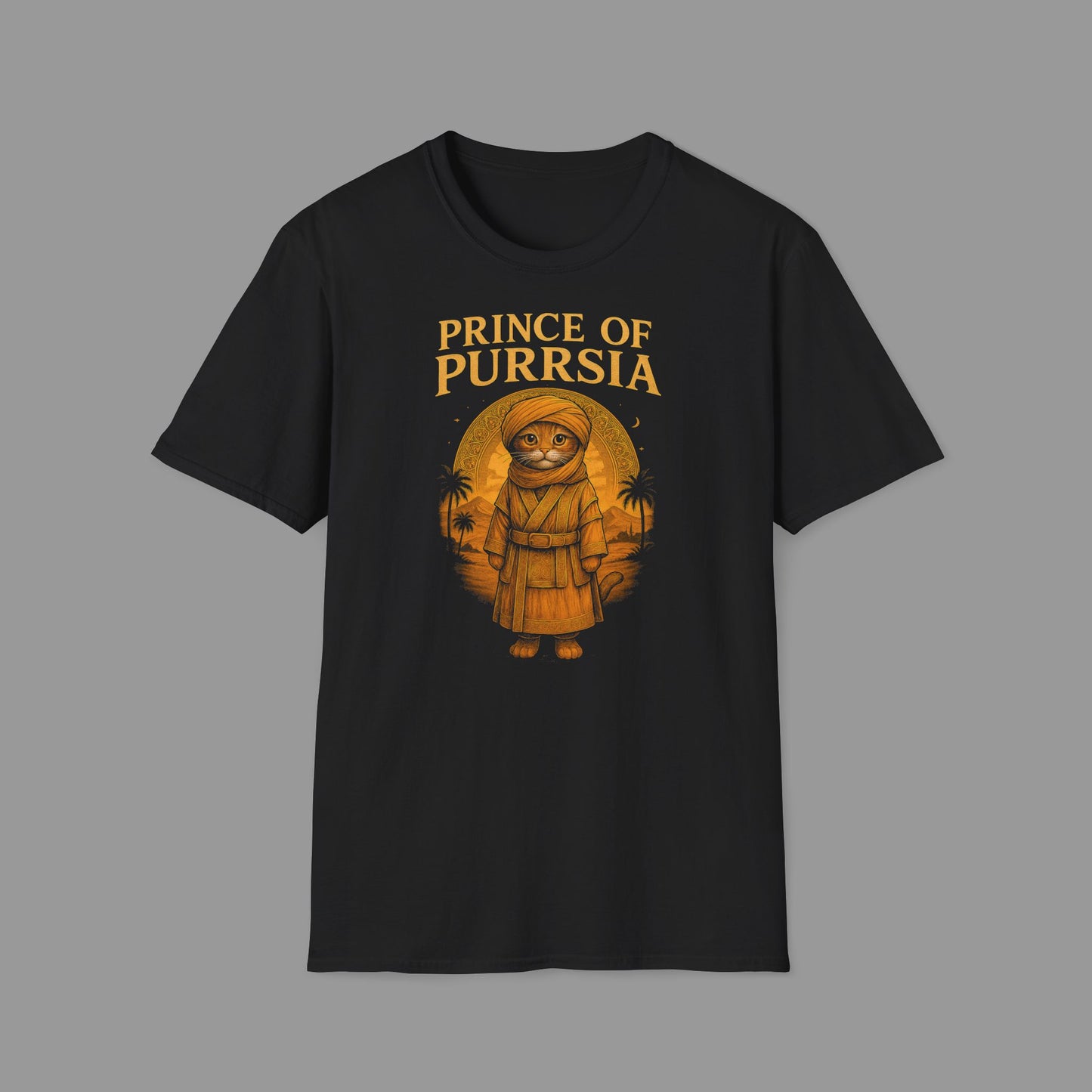 PAWSUPREMACY - Prince of Purrsia T-Shirt for Cat Lovers Humorous Cat Design Pet Lover Gift