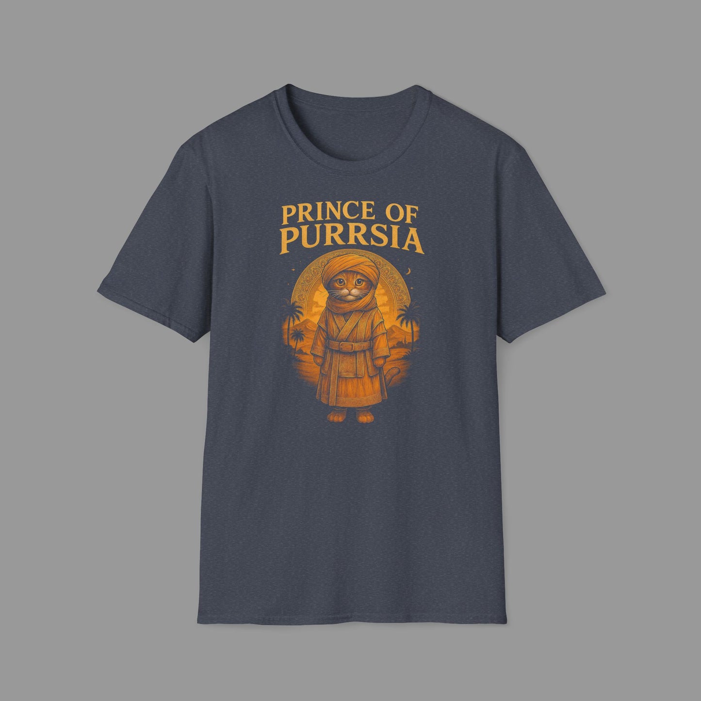 PAWSUPREMACY - Prince of Purrsia T-Shirt for Cat Lovers Humorous Cat Design Pet Lover Gift
