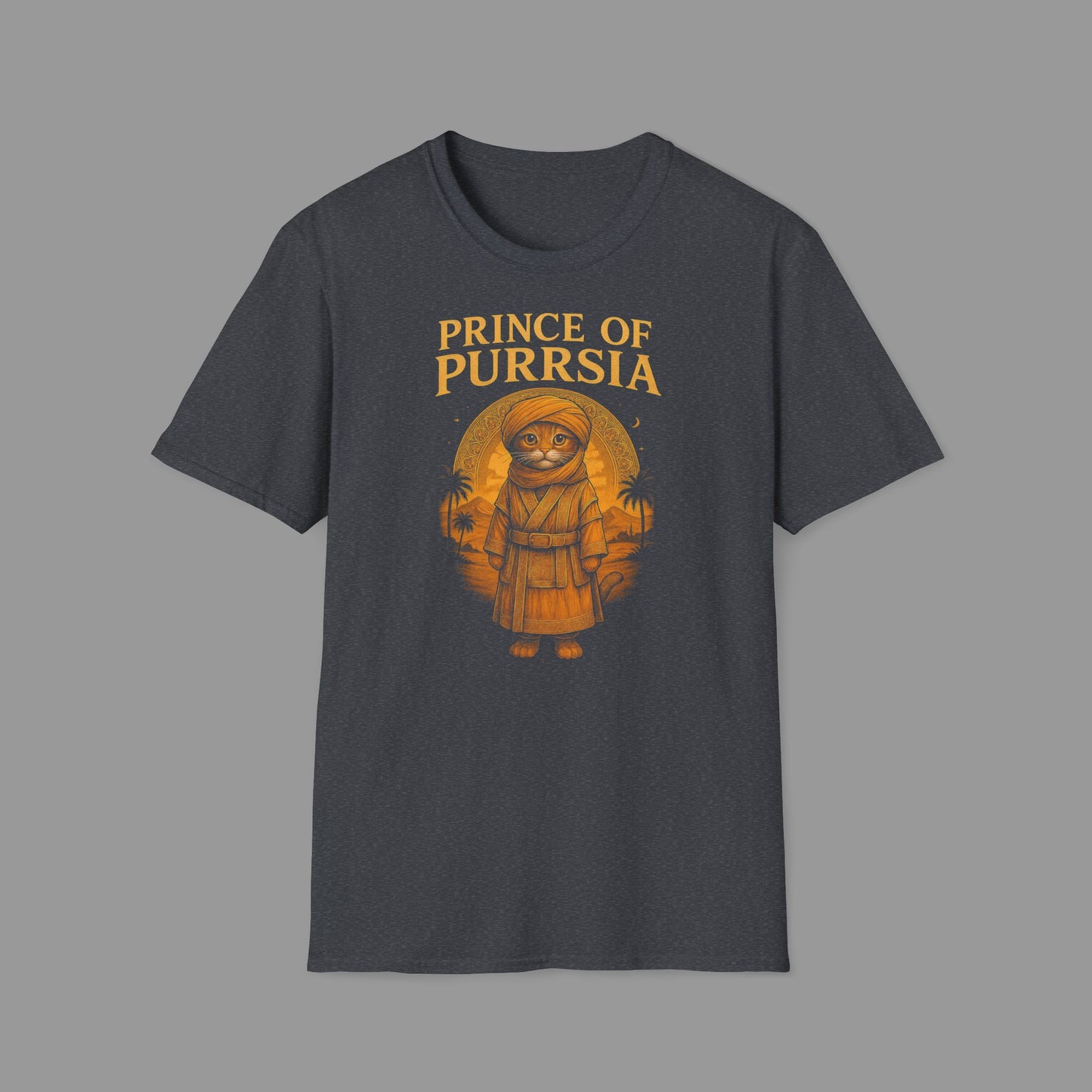 PAWSUPREMACY - Prince of Purrsia T-Shirt for Cat Lovers Humorous Cat Design Pet Lover Gift