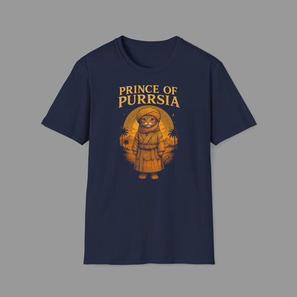 PAWSUPREMACY - Prince of Purrsia T-Shirt for Cat Lovers Humorous Cat Design Pet Lover Gift