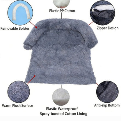 PAWSUPREMACY - Pet Sofa Protector Bed 3 in 1 Washable Non Slip